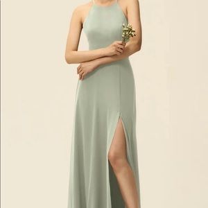Jenny Yoo Kayla Dress—Morning Mist Size 6